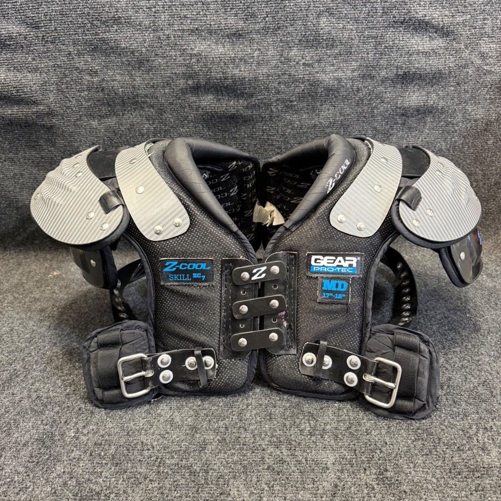 Gear Pro-Tec Z-Cool Skill ZC7 MD 17"-18" Football Shoulder Pads Schutt BackPlate